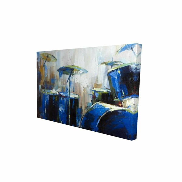 Fondo 12 x 18 in. Asbtract Drums-Print on Canvas FO2775682
